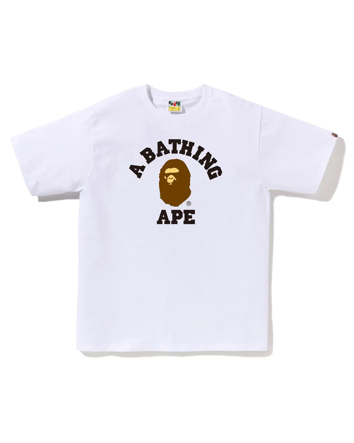 Bape College Tee White