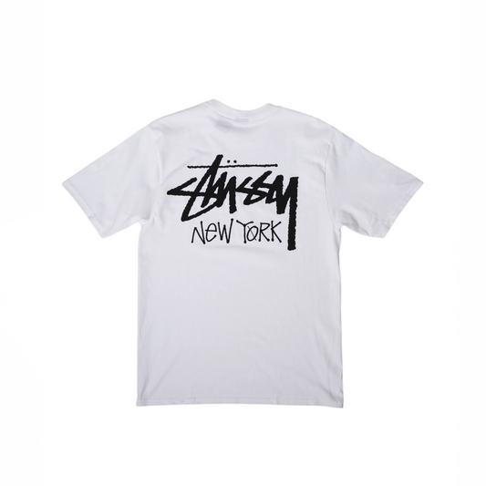 Stussy Logo Tee White