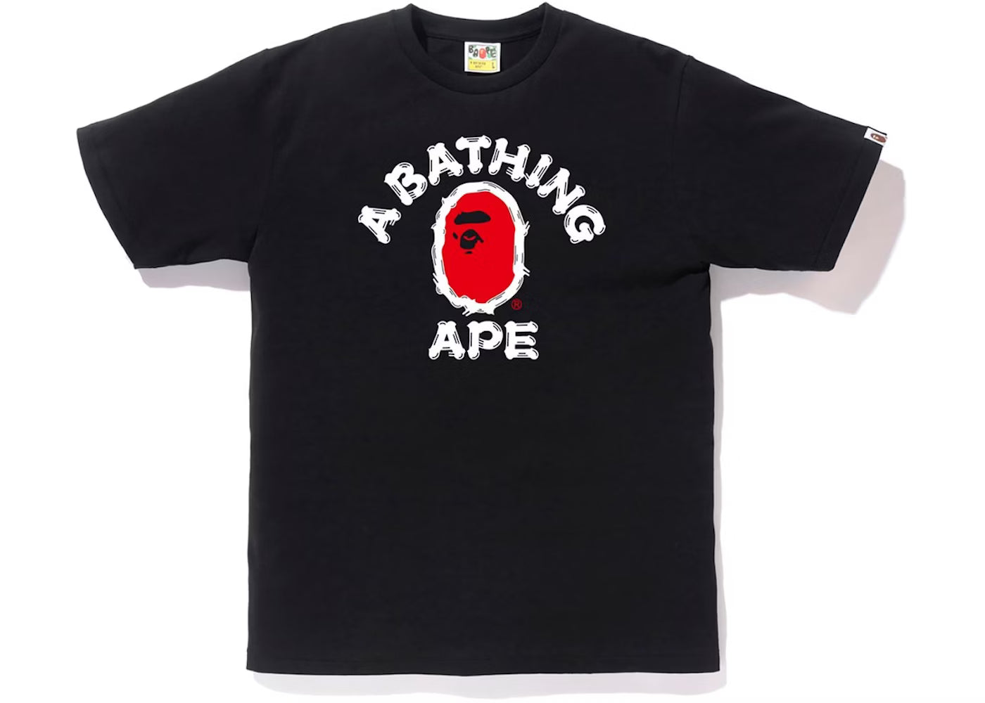 Bape College Tee Black