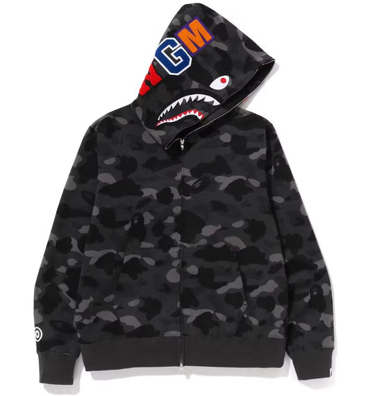 Bape Shark Hoodie Black