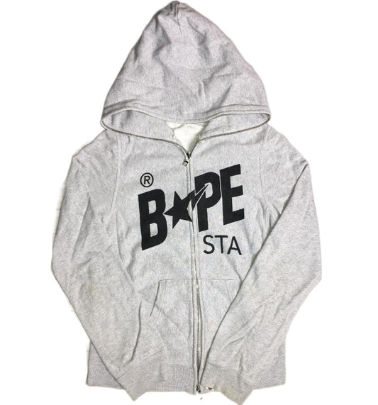 Bape Sta Hoodie Grey