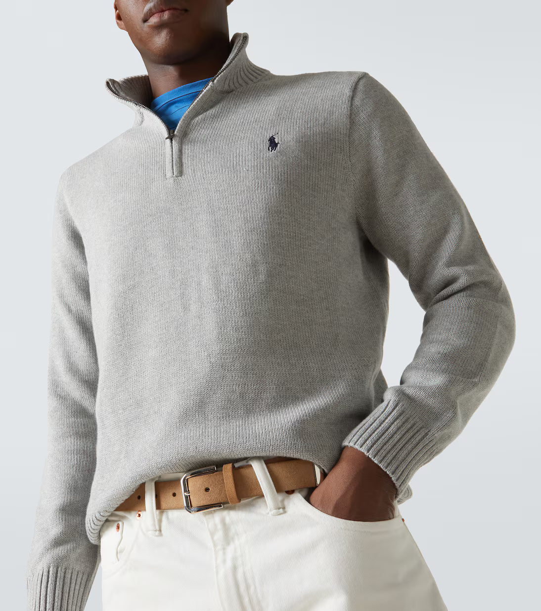 Polo Ralph Lauren Quarter-zip cotton sweater