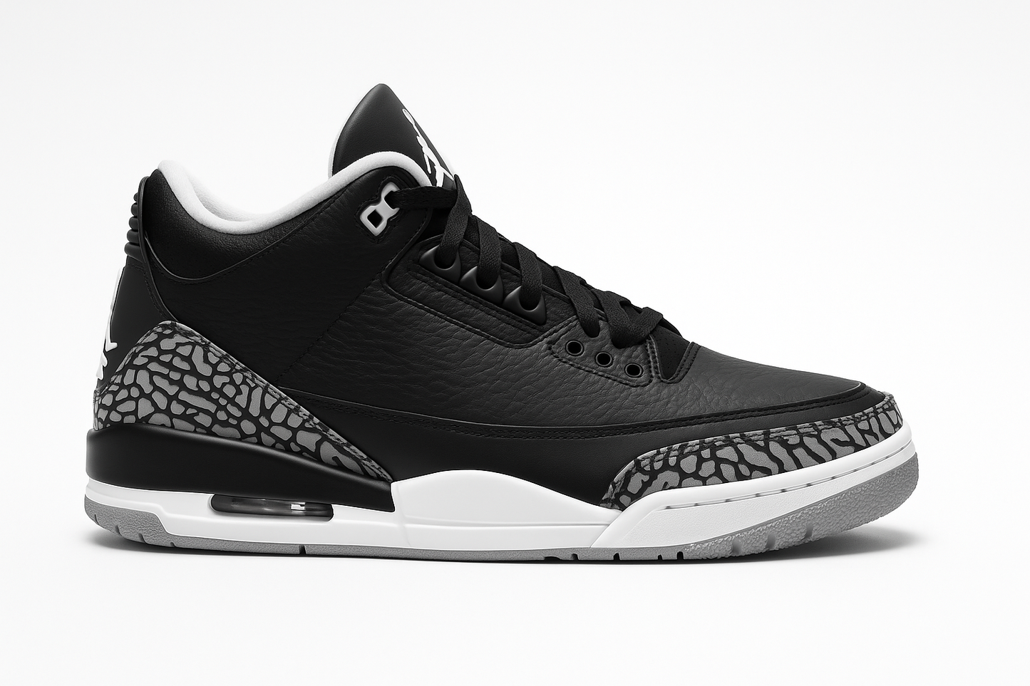 Air Jordan 3 Black White