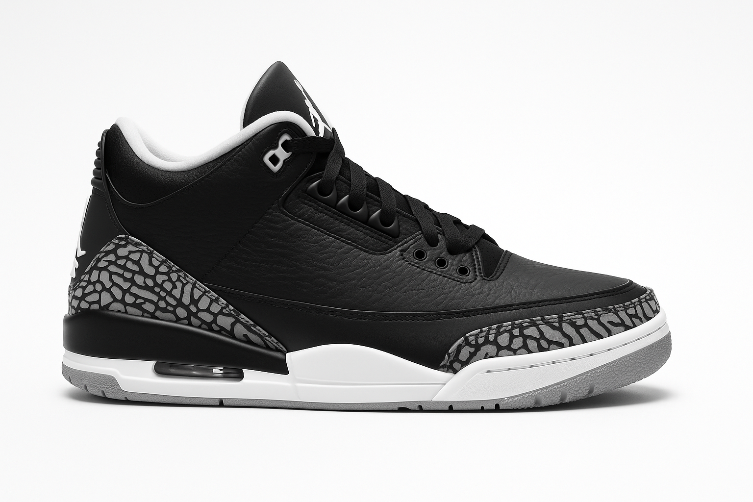 Air Jordan 3 Black White