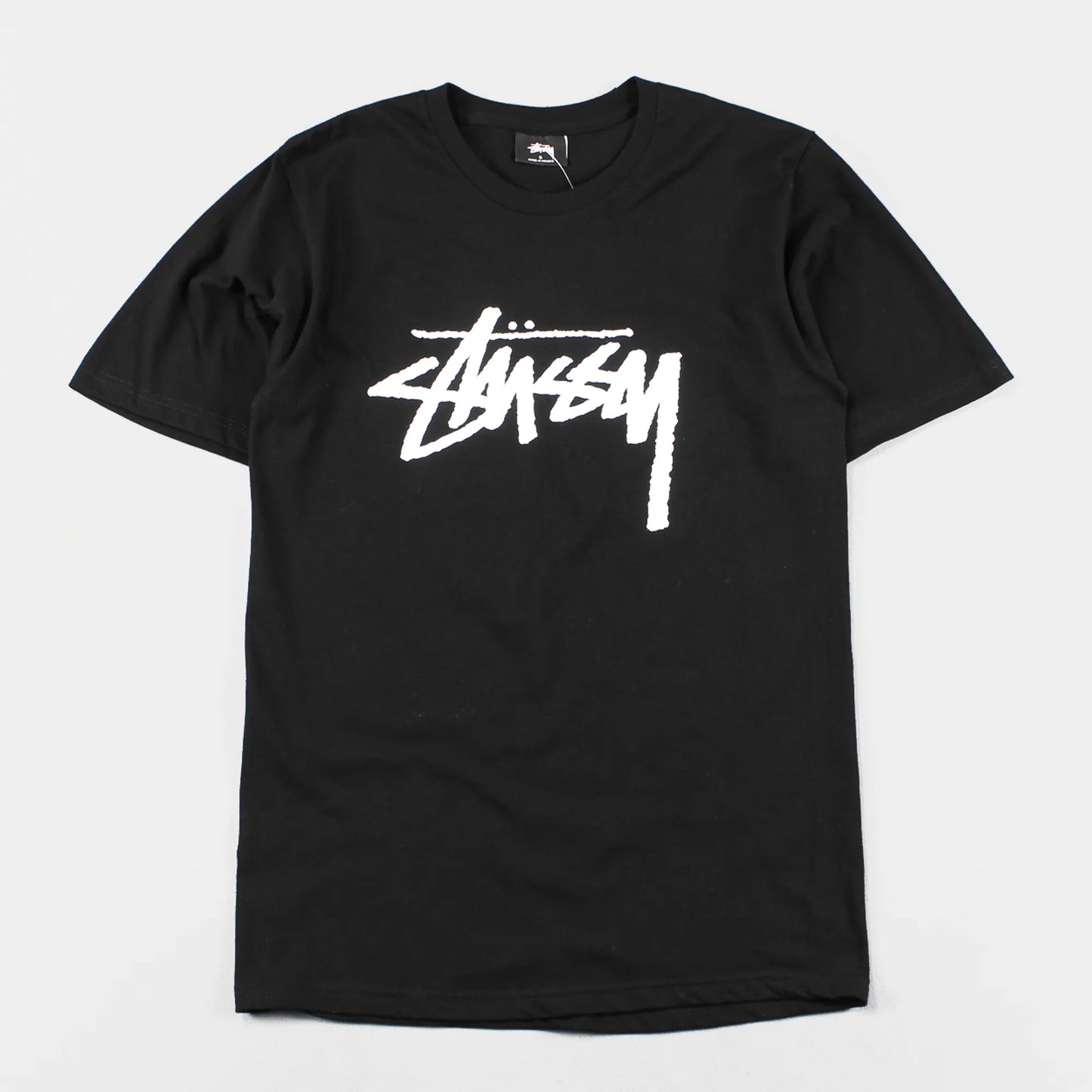 Stussy Logo Tee Black