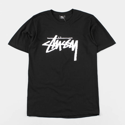 Stussy Logo Tee Black